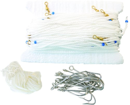 H&H 150ft Trotline 25 Hooks & Swivels