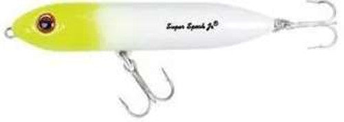 Heddon 3 1/2" Super Spook Jr White/Chart