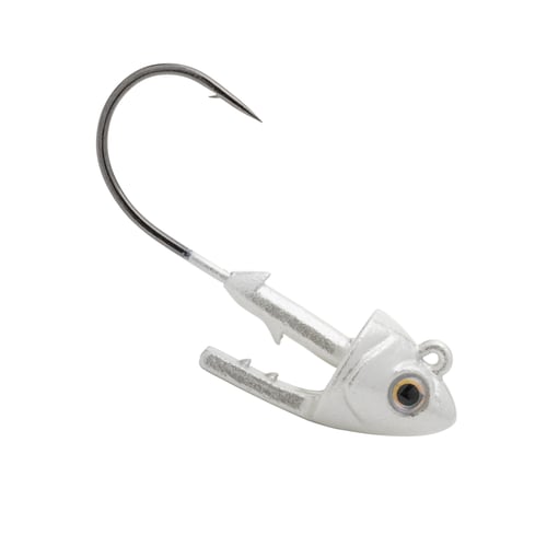 Strike King 3/4oz Rage Swimmin' Jig Head 3/0 Pearl White