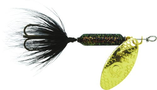 Worden's Rooster Tail Glitter Black 1/16