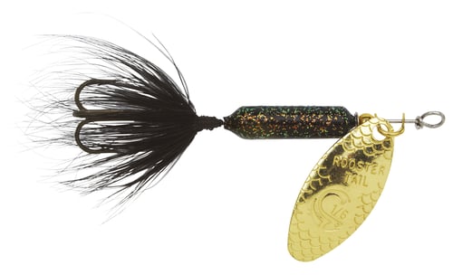 Worden's Rooster Tail Glitter Black 1/8oz