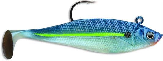 Storm 4" WildEye Swim Shad Blue Steel Shad