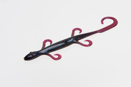 Zoom 8" Magnum Lizard 9 Pack Blue Fleck