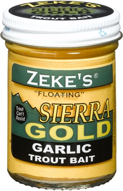 Zeke's Sierra Gold Float Trout Bait Garlic-Yel