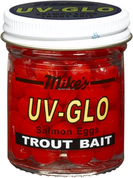 Atlas Mike's UV-GLO Salmon Eggs Glo-Red
