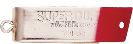 Luhr-Jensen Super Duper 1 1/2" Nickel/Red Head