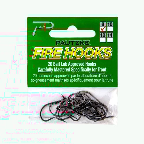 Pautzke Fire Hooks Size 8