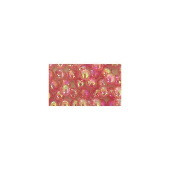 Pucci Beads 6mm Ruby Red/Pearl