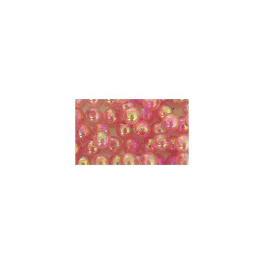 Pucci Beads 6mm Ruby Red/Pearl