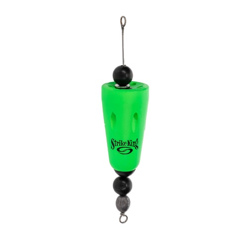 Strike King Poppin' Cork Fluorescent Green
