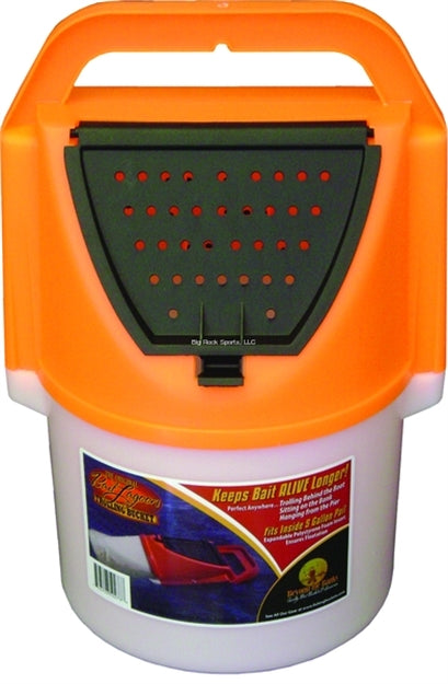 Challenge Bait Lagoon Bait Bucket Orange