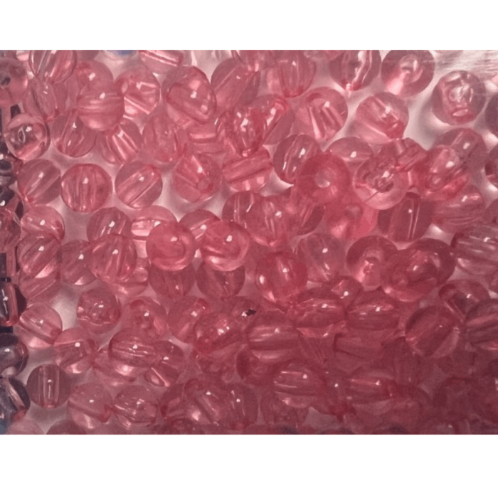 Pucci Beads 8mm Clear Pink