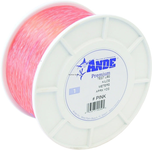 Ande Premium 1lb Spool Pink 25lb Test