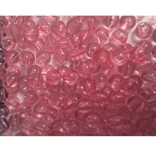 Pucci Beads 6mm Clear Pink