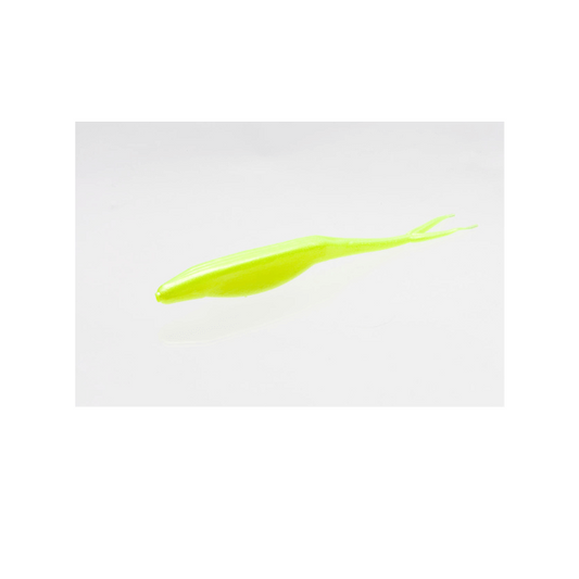 Zoom Salty Super Fluke Chartreuse Pearl
