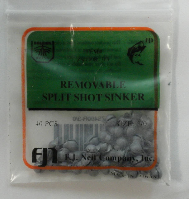 FJ Neil  Split Shot Sinker Size 3/0