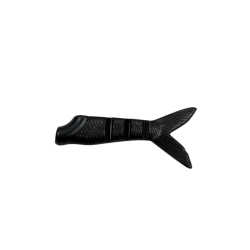 Fishlab BBZ Mimic Tail Black Pack of 4