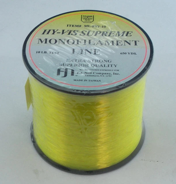 FJ Neil Supreme Yellow Line 10lb Test