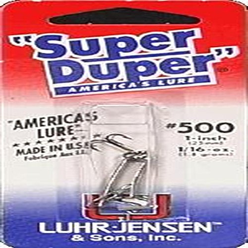 Luhr Jensen Super Duper 1" Brass/Red Head