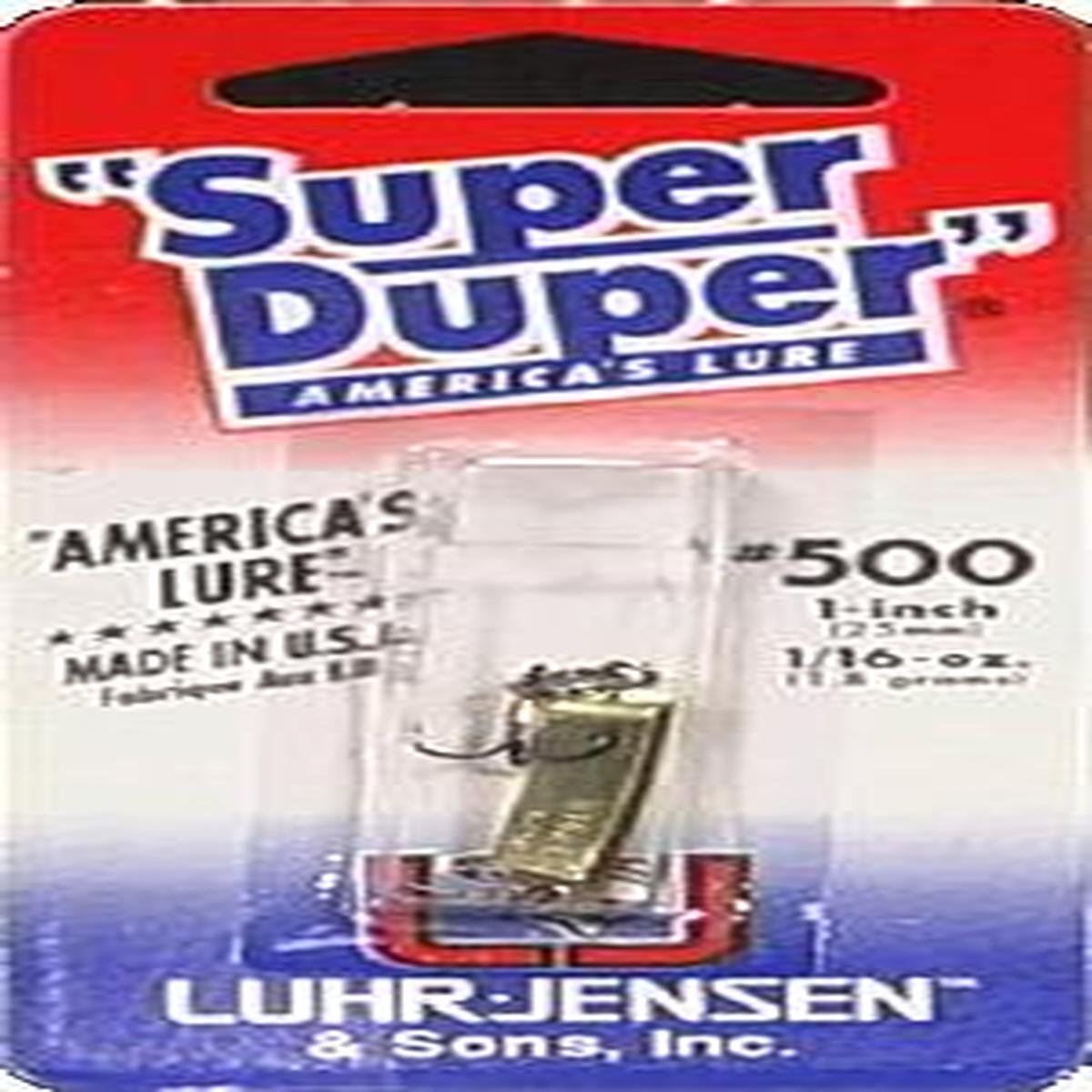 Luhr Jensen Super Duper 1" Chrome/Silver Prism