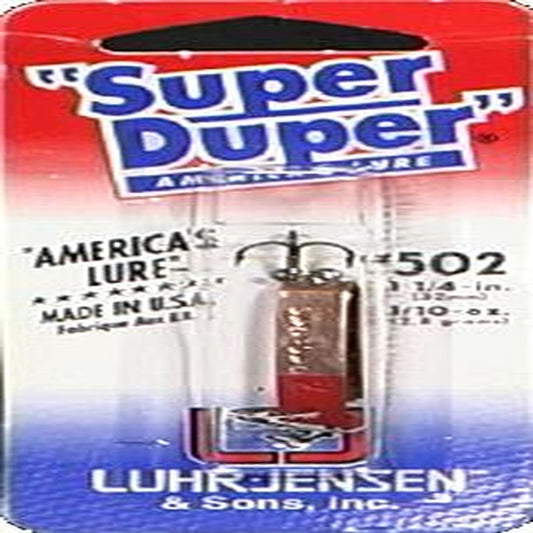 Luhr Jensen Super Duper 1 1/4" Copper/Red Head