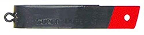 Luhr Jensen Super Duper 1 1/2" Black/Fire Head