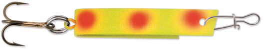 Luhr Jensen Super Duper 1 1/2" Chart/Fire Dot
