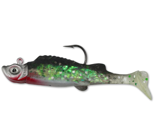 Northland Mimic Minnow Shad 3/8 Glow Rainbow Card of 6