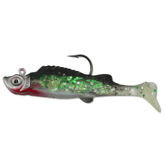 Northland Mimic Minnow Shad 3/8 Silver Shiner Card of 6
