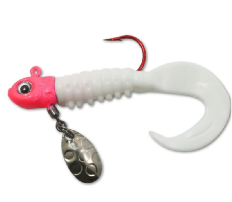 Northland Thumper Crappie King 1/32oz Pnk/White 6 Packs