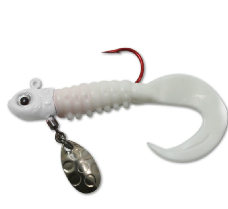 Northland Thumper Crappie King 1/32oz White Shad 6 Packs