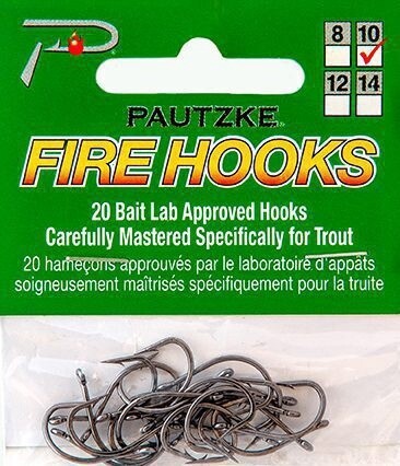 Pautzke Fire Hooks Size 10