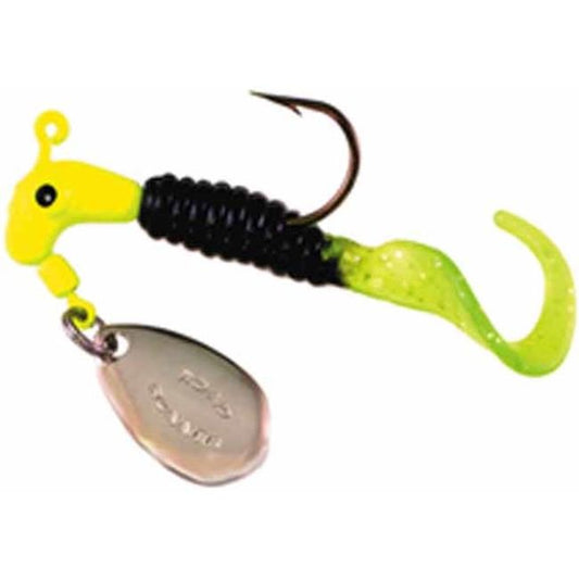 Road Runner 1/8 Curly Tail 12 Count Card 1603-030 Chartreuse