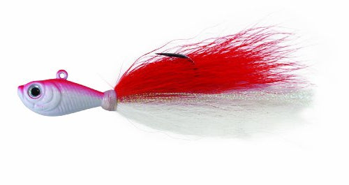 Spro Bucktail Jig 1/4 Red White