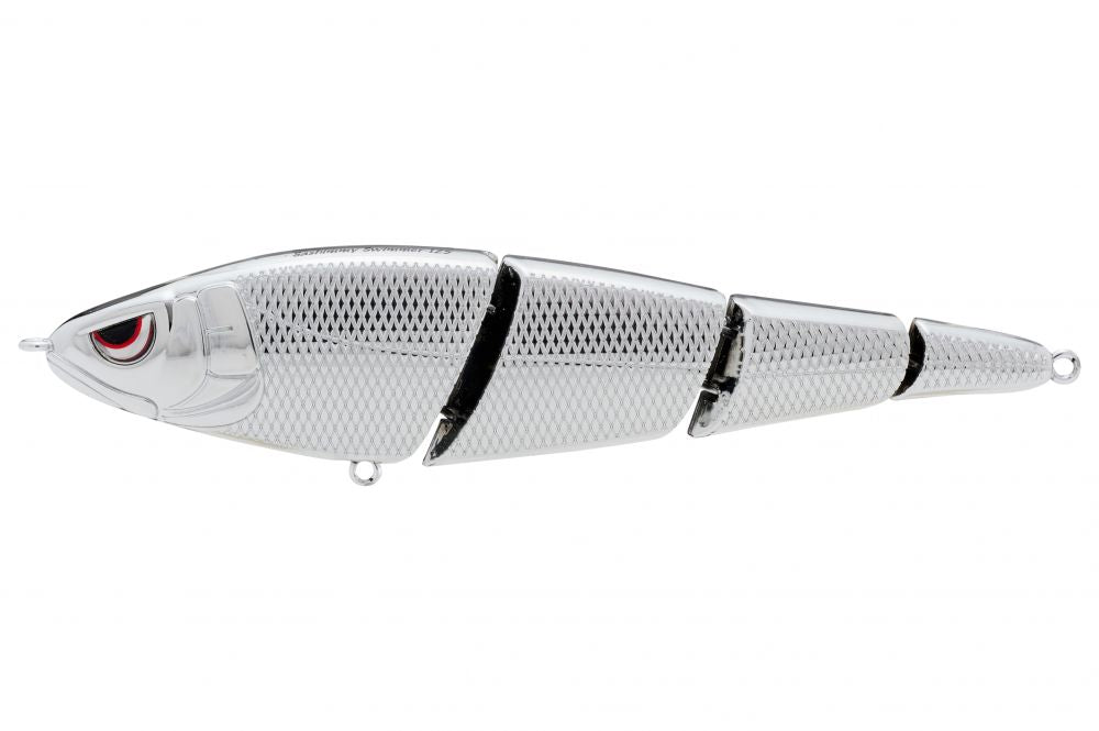 Spro KGB Sashimmy Swimmer 125 Chrome 5in