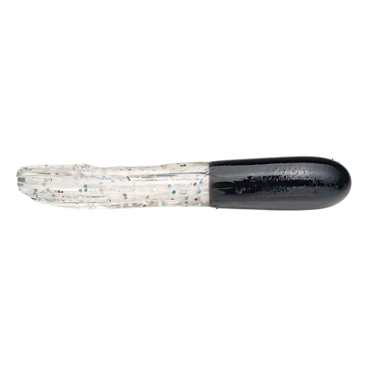 Strike King Crappie Tube Tuxedo Blk Sparkle