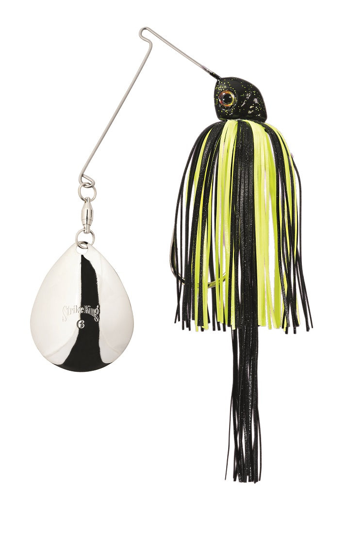 Strike King Night Spinnerbait 1/2oz Black Chart