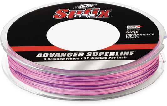 Sufix 832 Braided Line 6lb 150yds Sunrise