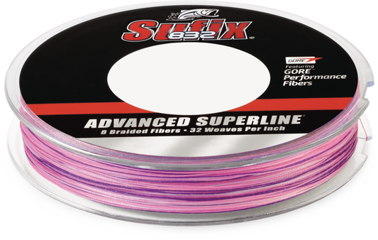 Sufix 832 Braided Line 20lb 150yds Sunrise