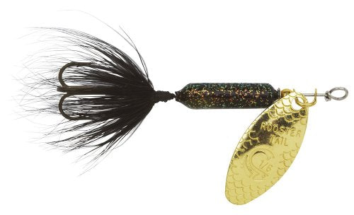 Worden's Rooster Tail Glitter Black 1/6oz