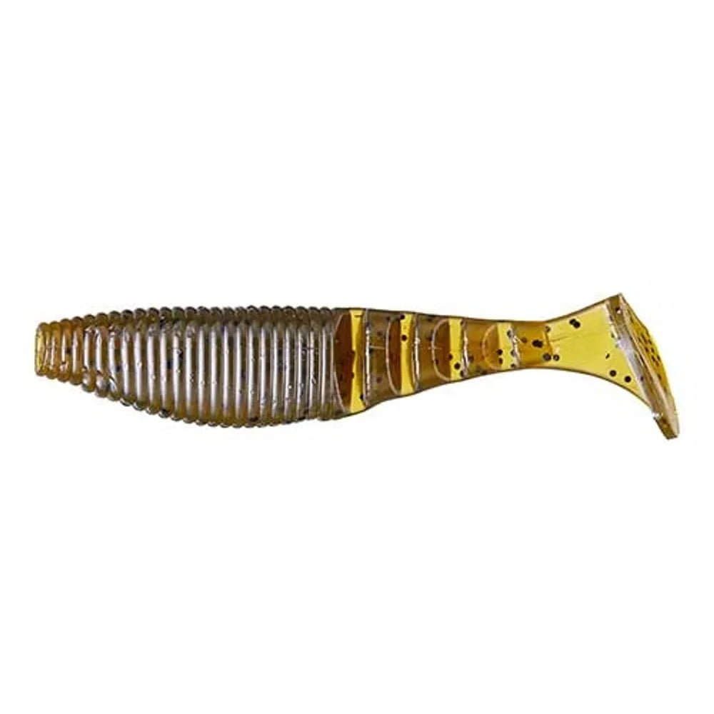 Yamamoto 4" Paddletail Zako Grn Pump/Blk Flake