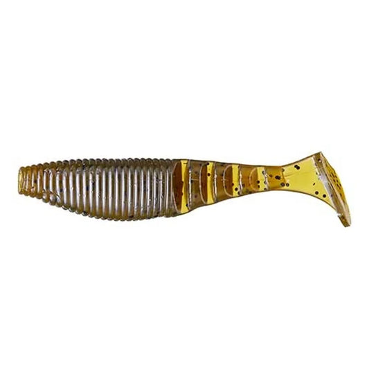 Yamamoto 4" Paddletail Zako Grn Pump/Blk Flake
