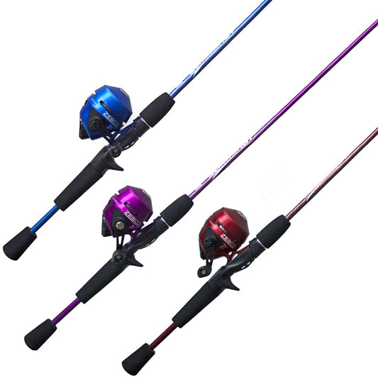 Zebco 202 5'6" 2PC Slingshot Spincast Combo Assorted Colors