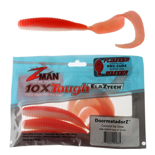 ZMAN Doormatadorz 6" Coconut Ice Glow 3pk