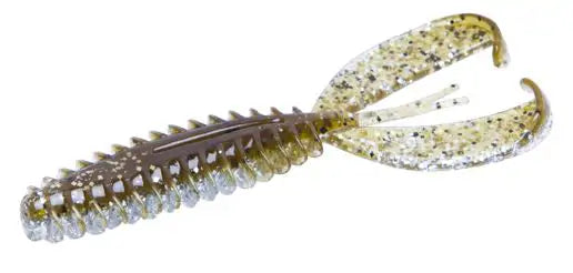 Zoom 6" Z-Craw 6 Pack Green Pumpkin Flash
