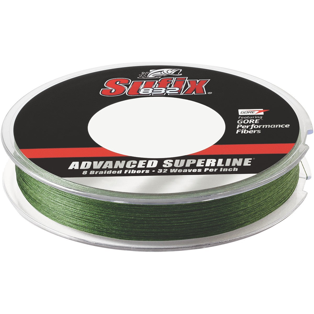 Sufix 832 Braided Line 8lb 150yds Low-Vis Green