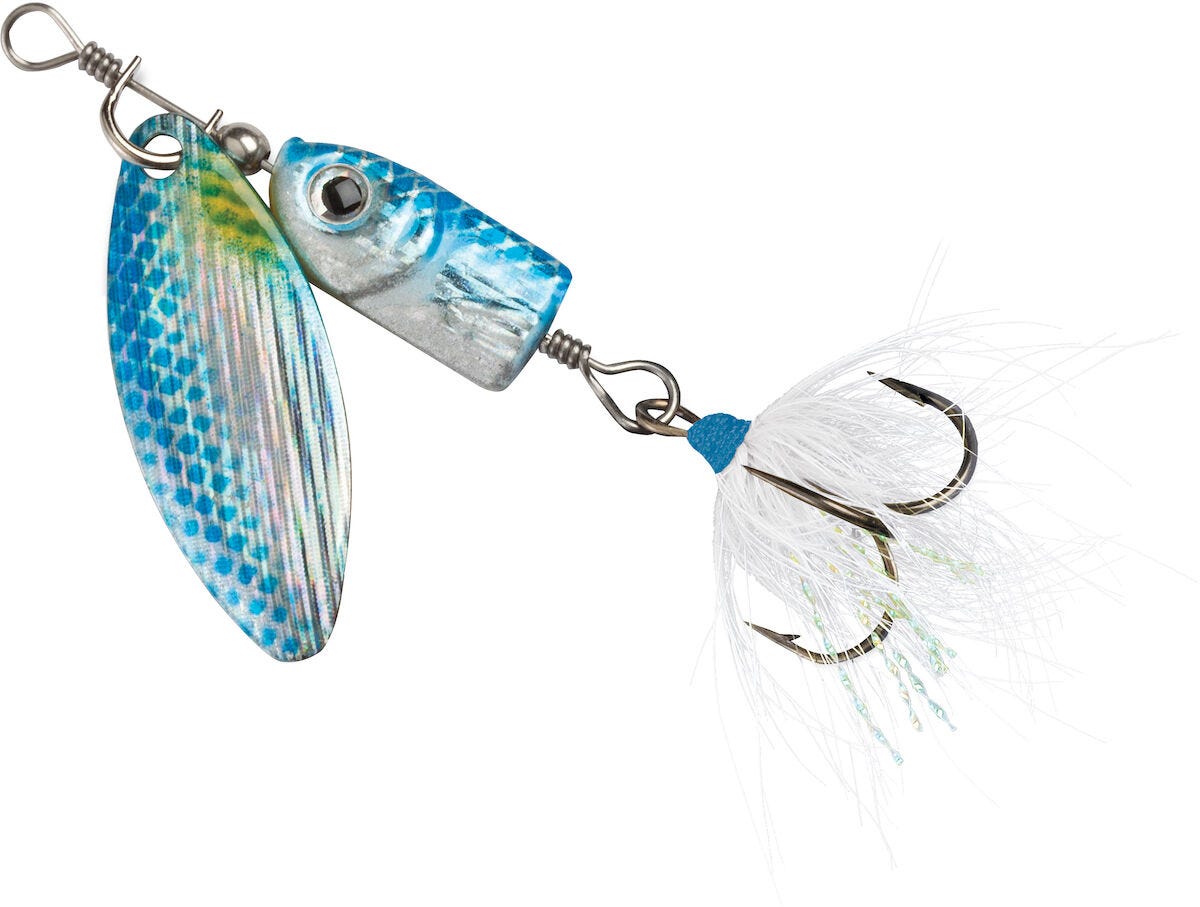 Blue Fox Flash Spinner 3/16 Blue Shad