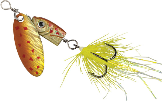 Blue Fox Flash Spinner 1/8oz Blk Chartreuse