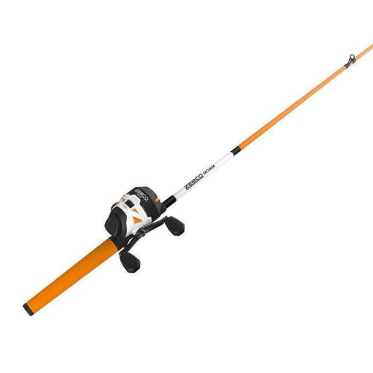 Zebco Roam 6' 2PC Medium Spincast Combo Orange