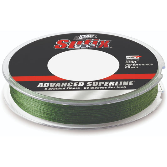 Sufix 832 Braided Line 40lb 300yds Low-Vis Green